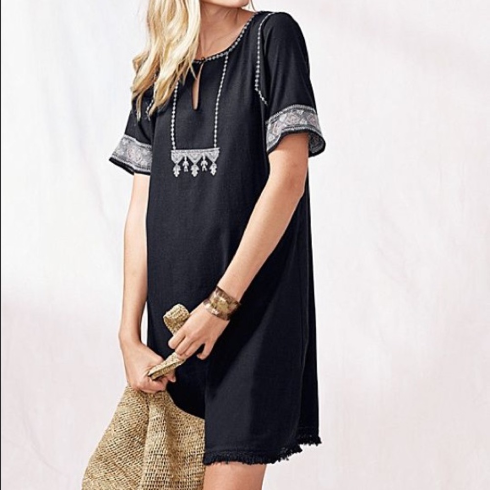 Lilla p | embroidery dress | cotton gauze dress